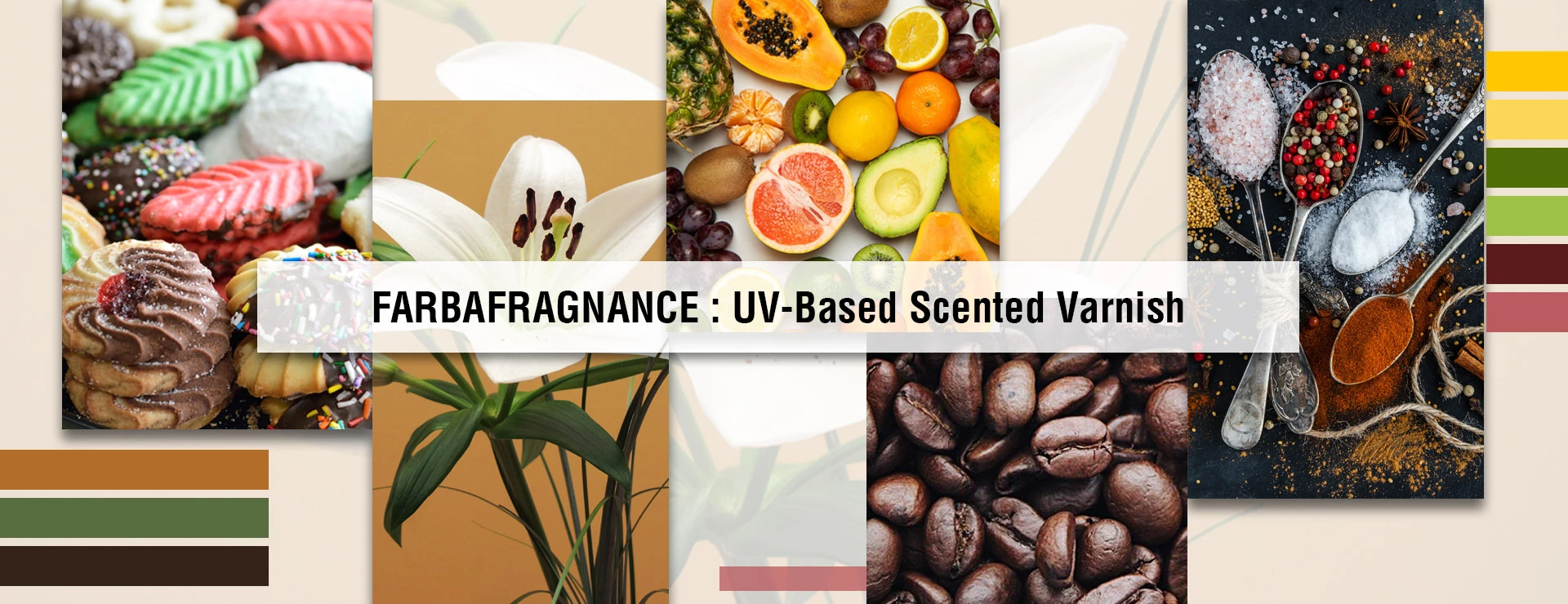 Farbagrangnance: specialized  UV-based scented varnish