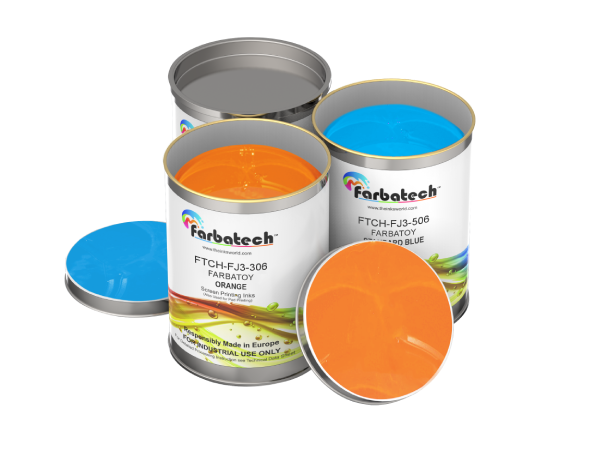 Farbatoy range of EN71 compliant inks for printing on toys and children's products from Farbatech inks