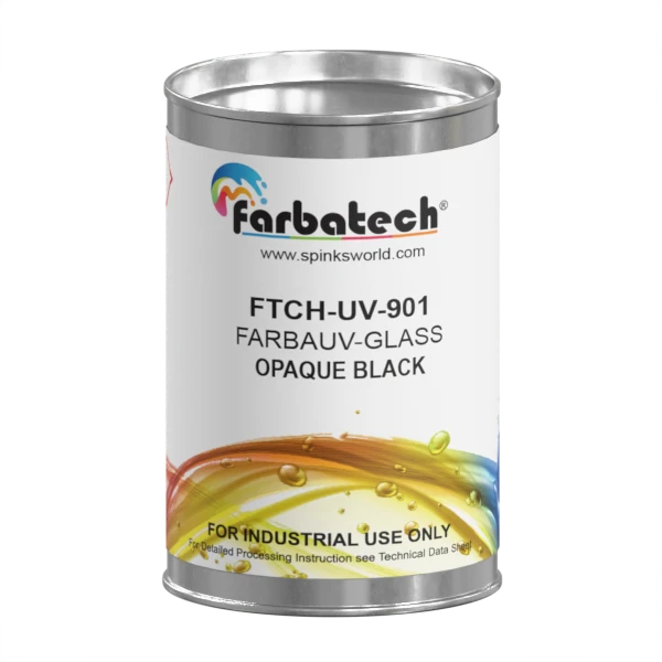 UV inks specially designed for printing on glass by farbaUV glass from Farbatech inks