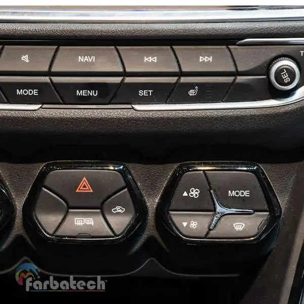white opaque inks from farbatech to print on automotive audio control buttons