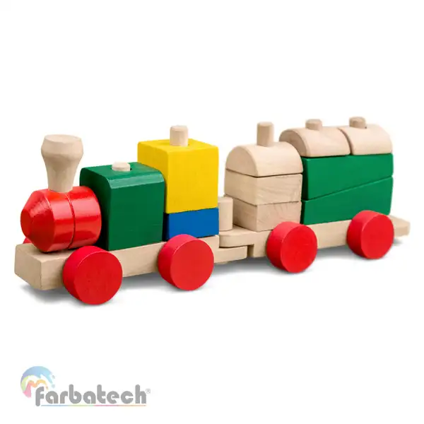 Farbatech inks and coatings for wooden toys