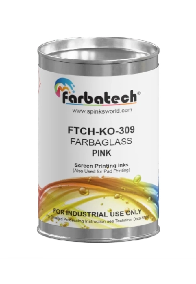 Specialized inks for printing of glass | Spinks World | Farbaglass pad printing inks | pad printing inks for glass | Screen printing inks for glass | Spray coating inks for glass | Glass printing inks | Touch panel glass printing inks  | High temperature printing inks